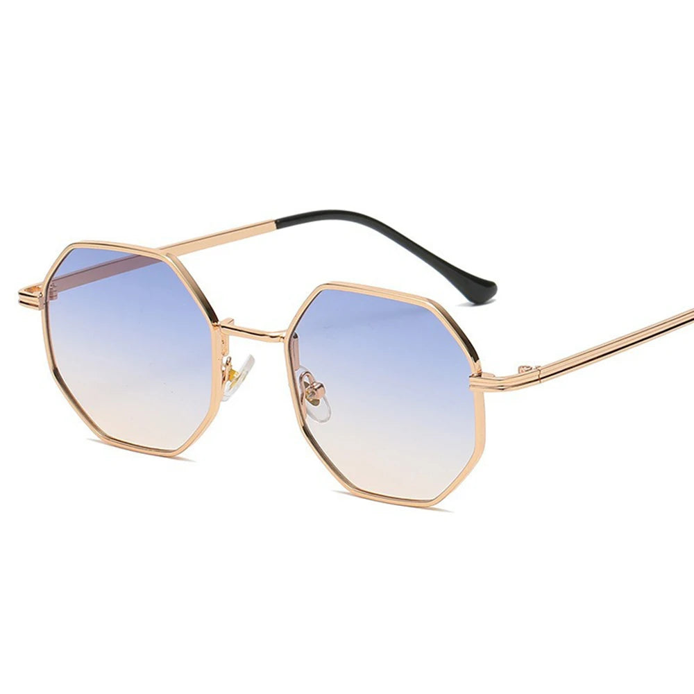 Octagon Ultraviolet Protective Polygonal Sunglasses