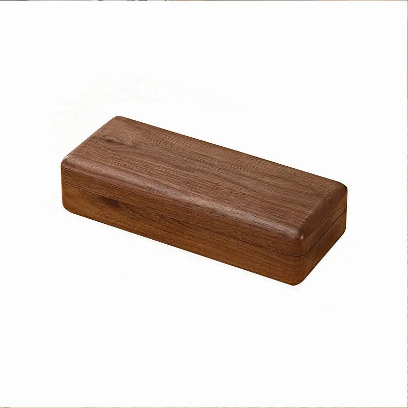 Retro Black Walnut Eyewear Case