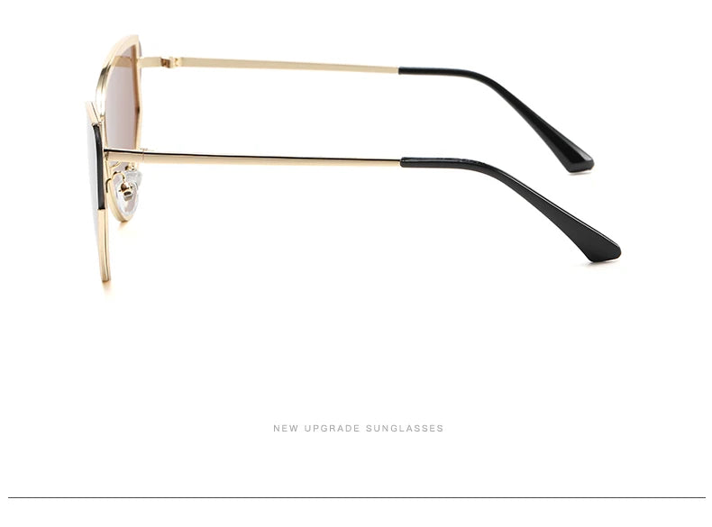 Luxury Metal Punk Cat Eye Women's Sunglasses