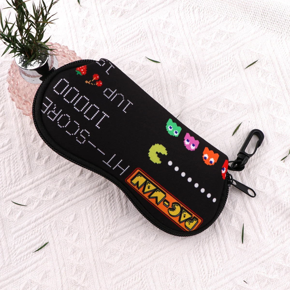 Cartoon funny Portable Zipper glasses Case