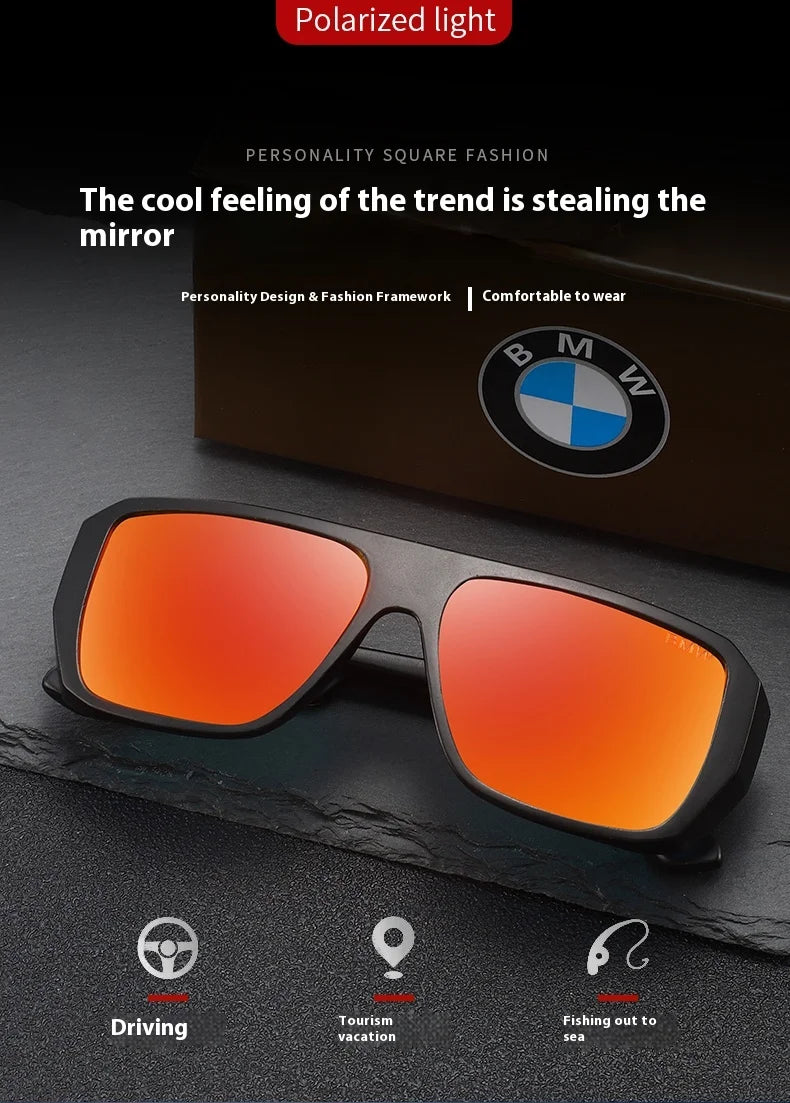 BWM Luxury Polarized Sunglasses Men UV Anti-Glare