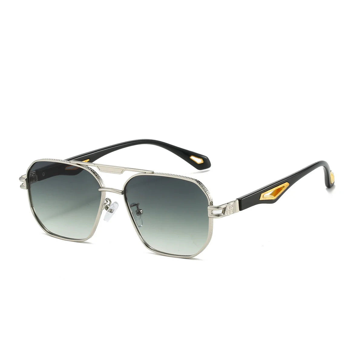 Vintage Classic Double Bridge Gradient Sunglasses