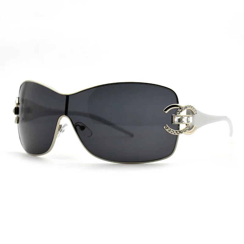 Glam Oversized One Piece Sunglasses