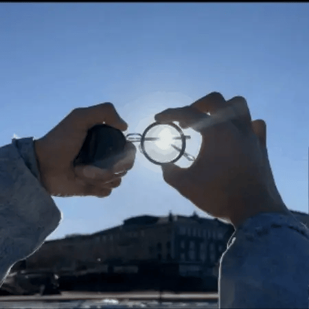 Adjustable Round Polarized Sunglasses