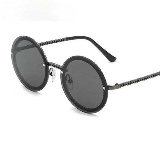 Luxury Vintage Rimless Sunglasses