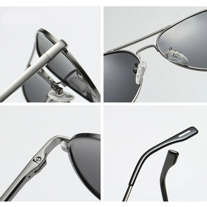 Classic Pilot Polarized Sunglasses for Men