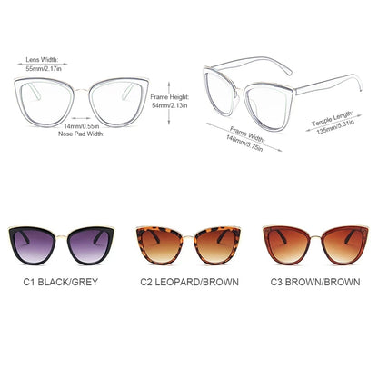 Timeless Splendor Cat-Eye Sunglasses