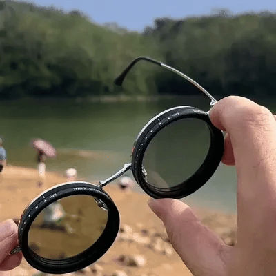 Adjustable Round Polarized Sunglasses