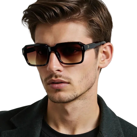 Unisex Square Sunglasses Retro Vintage Fashion Shades