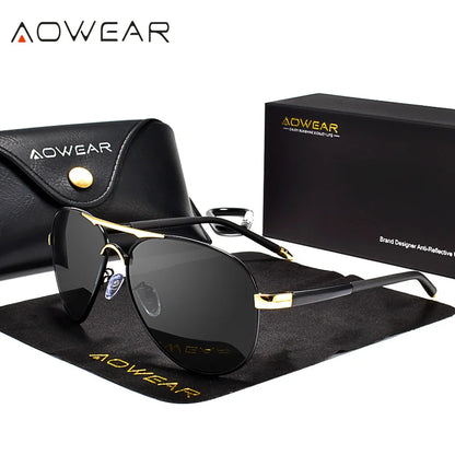 Men's Polarized Aviation Sunglasses