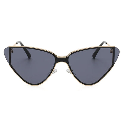 Luxury Metal Punk Cat Eye Women's Sunglasses