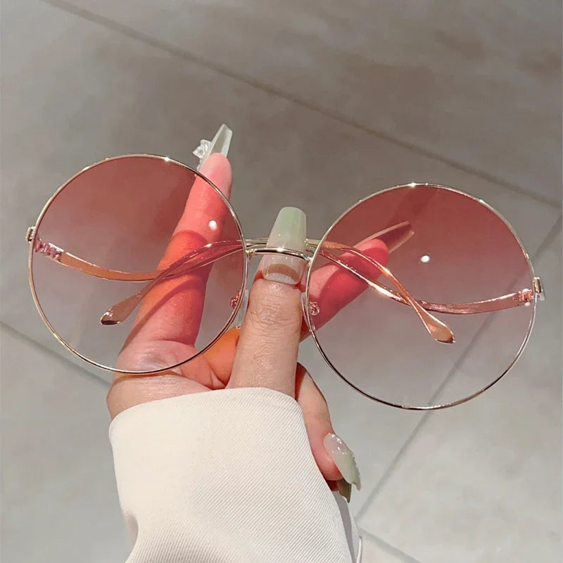 Vintage Oversized Round Sunglasses