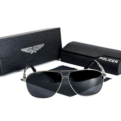 Policer Luxury Polarized Pilot Sunglasses