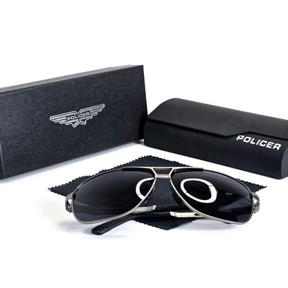 Policer Luxury Polarized Pilot Sunglasses