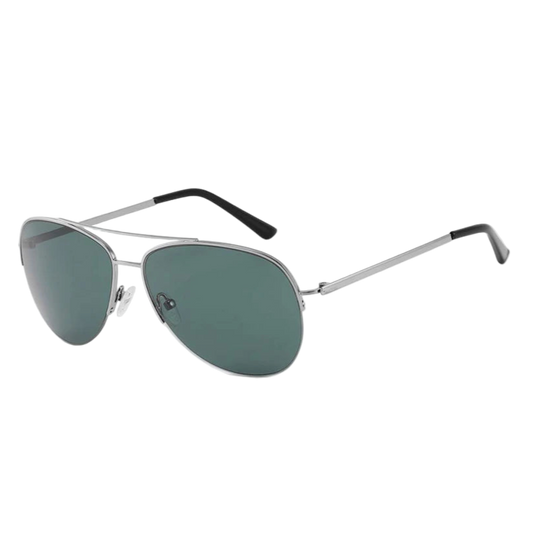 Oversized Aviator Retro Metal Polarized Sunglasses