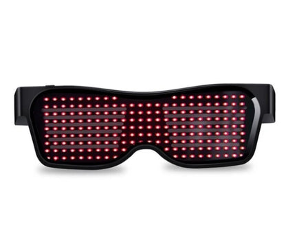 LED Bluetooth DIY Multilingual Text Graffiti Glasses