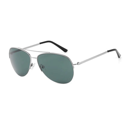 Oversized Aviator Retro Metal Polarized Sunglasses
