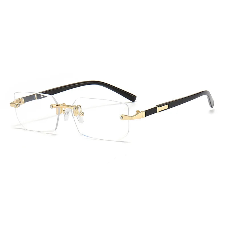 Fashion Rimless Square Sunglasses