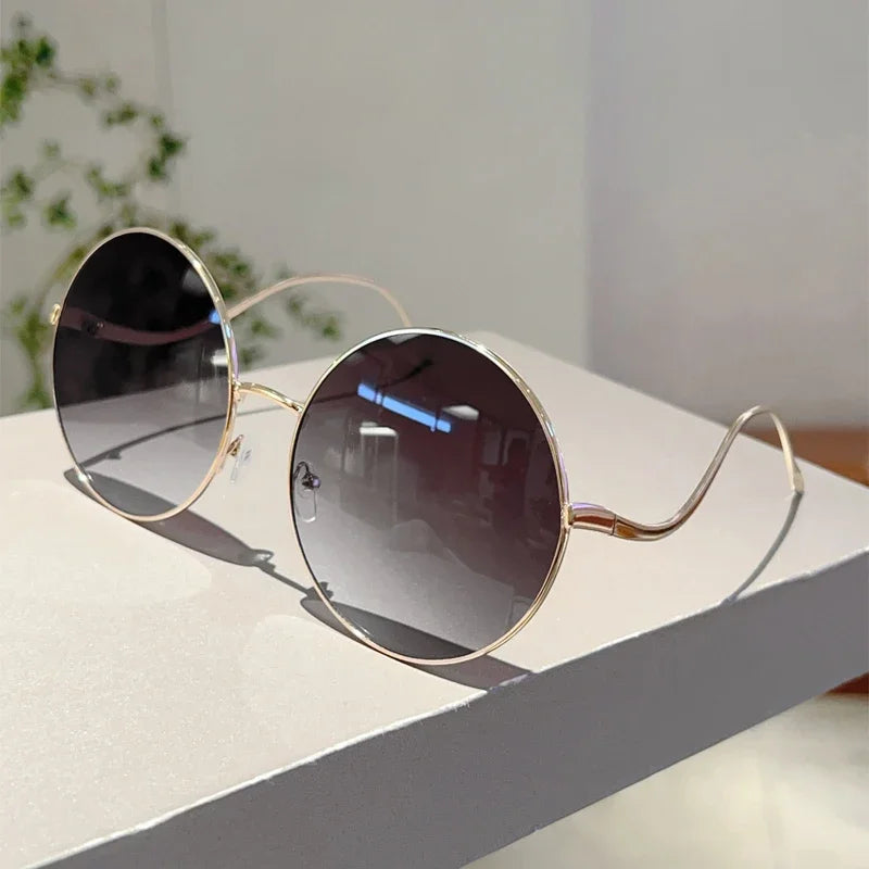 Vintage Oversized Round Sunglasses