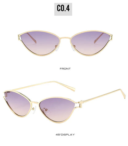 Luxury Small Cat Eye Sunglasses