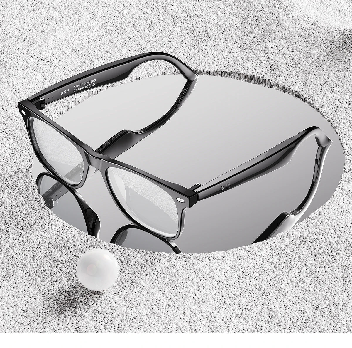 LIGE Smart Bluetooth Glasses AI Voice Assistant,