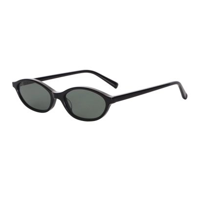FocusAid Retro Oval Sunglasses – Small Acetate Frame