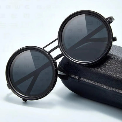 Adjustable Round Polarized Sunglasses