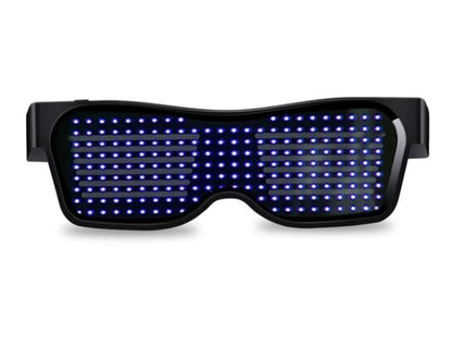 LED Bluetooth DIY Multilingual Text Graffiti Glasses
