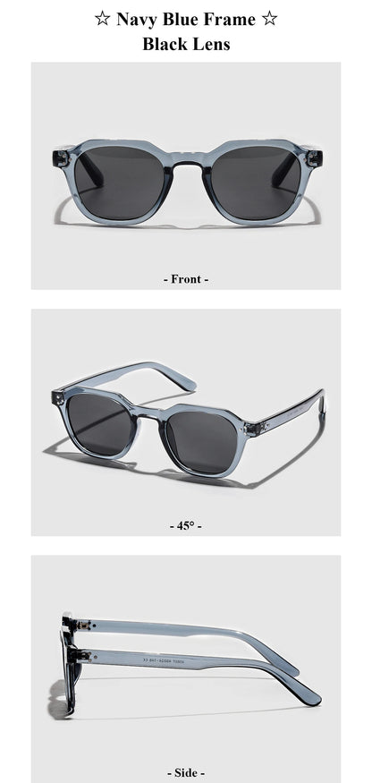 Retro Luxury Round Light Sunglasses
