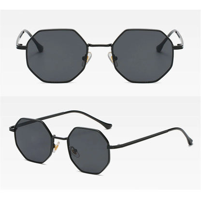 Octagon Ultraviolet Protective Polygonal Sunglasses