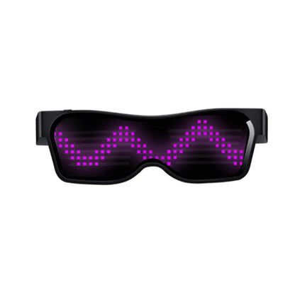 LED Bluetooth USB Rechargeable Glasses