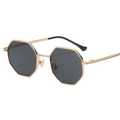 Octagon Ultraviolet Protective Polygonal Sunglasses