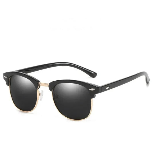 Classic Semi Rimless Polarized Sunglasses