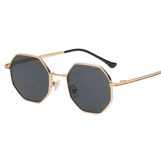 Octagon Ultraviolet Protective Polygonal Sunglasses