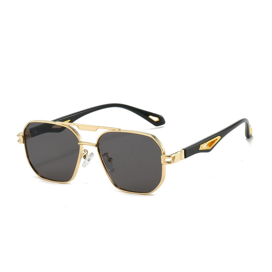 Vintage Classic Double Bridge Gradient Sunglasses