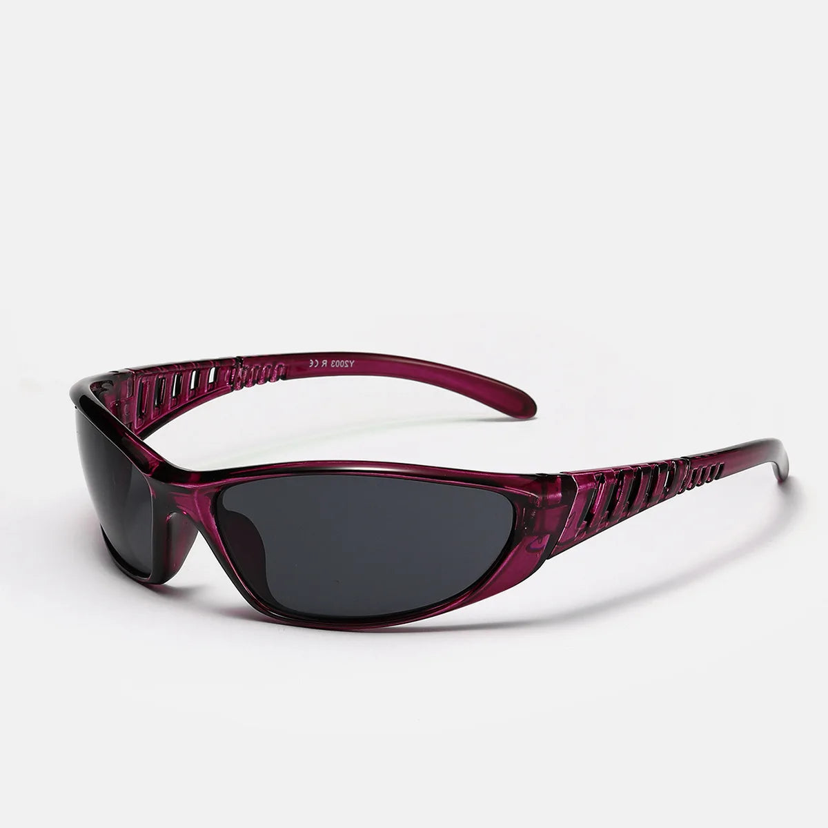 Y2K Silver Sunglasses – Futuristic Hollow Out Trend