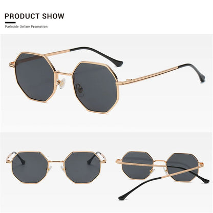 Octagon Ultraviolet Protective Polygonal Sunglasses