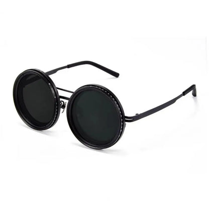 Adjustable Round Polarized Sunglasses