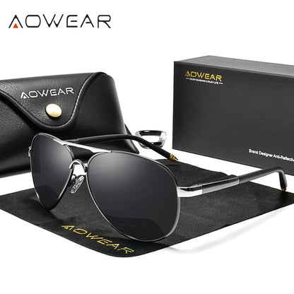 Men's Polarized Aviation Sunglasses