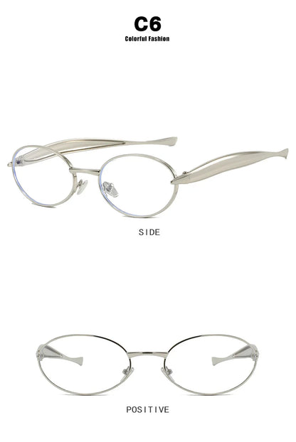 Lunette Oval Luxury Vintage Women's Glasses