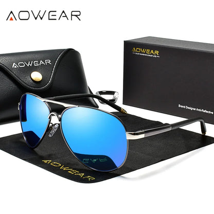 Men's Polarized Aviation Sunglasses