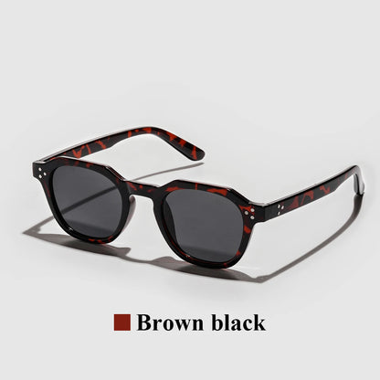 Retro Luxury Round Light Sunglasses