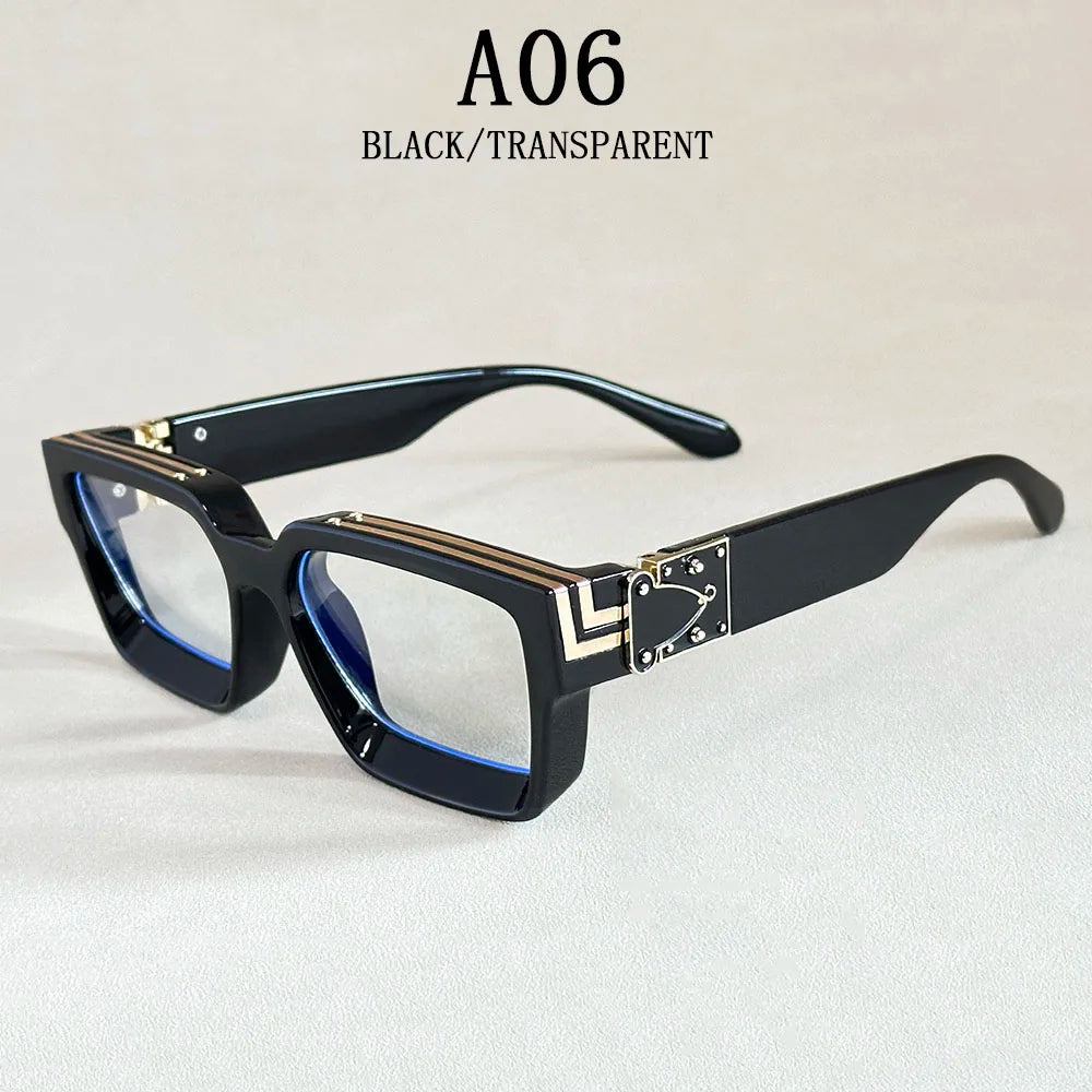 Retro Square Millionaire Sunglasses – Trendy