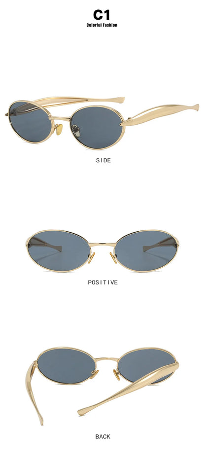 Lunette Oval Luxury Vintage Women's Glasses
