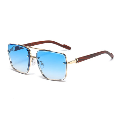 2025 Wooden Square Sunglasses