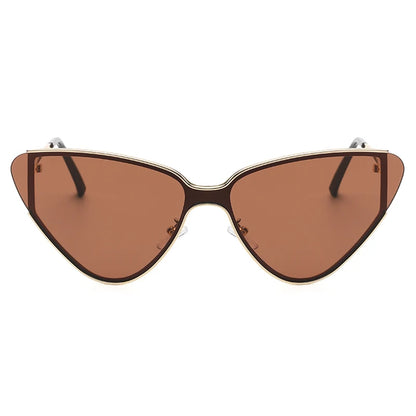 Luxury Metal Punk Cat Eye Women's Sunglasses
