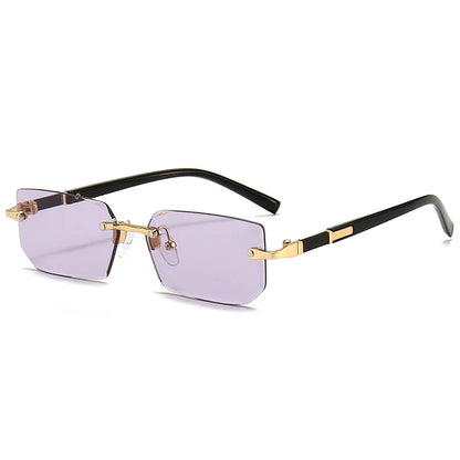 Fashion Rimless Square Sunglasses