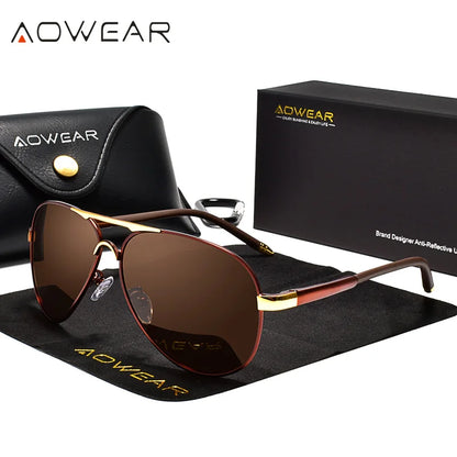 Men's Polarized Aviation Sunglasses