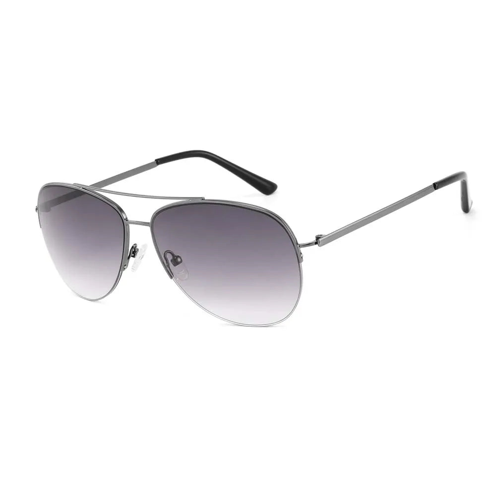 Oversized Aviator Retro Metal Polarized Sunglasses