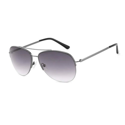 Oversized Aviator Retro Metal Polarized Sunglasses